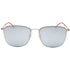 Hugo Boss Extra White Lens Matte Ruthenium Silver Sunglasses 1405 FK 0R81 DC